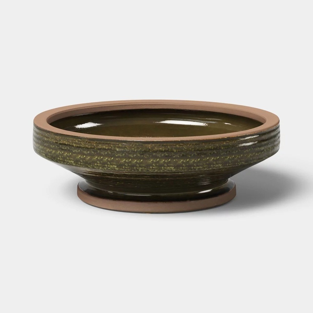Fall Large 12.6" Tuscan Ceramic Bowl Green - Threshold, Target
